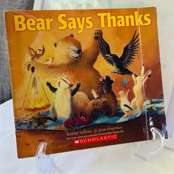 Bear Says Thanks 🧸 Scholastic Paperback Picture Book - Picture 1 of 4